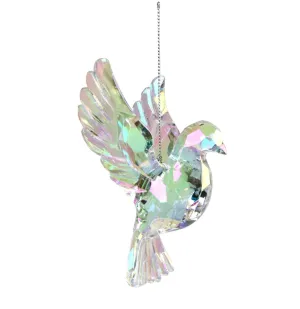 Gisela Graham Rainbow Iridescent Flying Dove