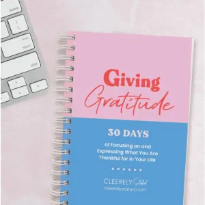 Giving Gratitude 30 Day Journal