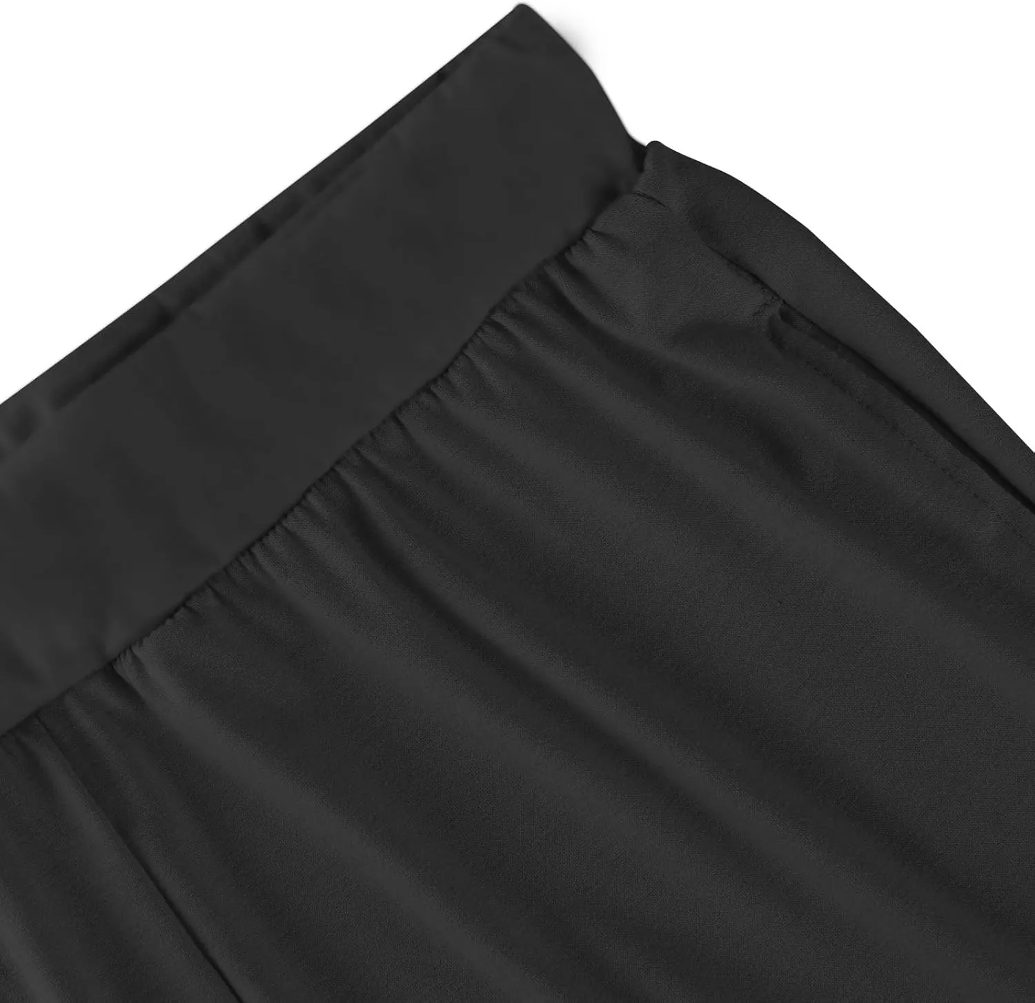 GOFULY Women's Pants Straight Wide Leg High Waisted Palazzo Pants Elastic Waist Drawstring Sumemr 2025 Trousers with Pockets