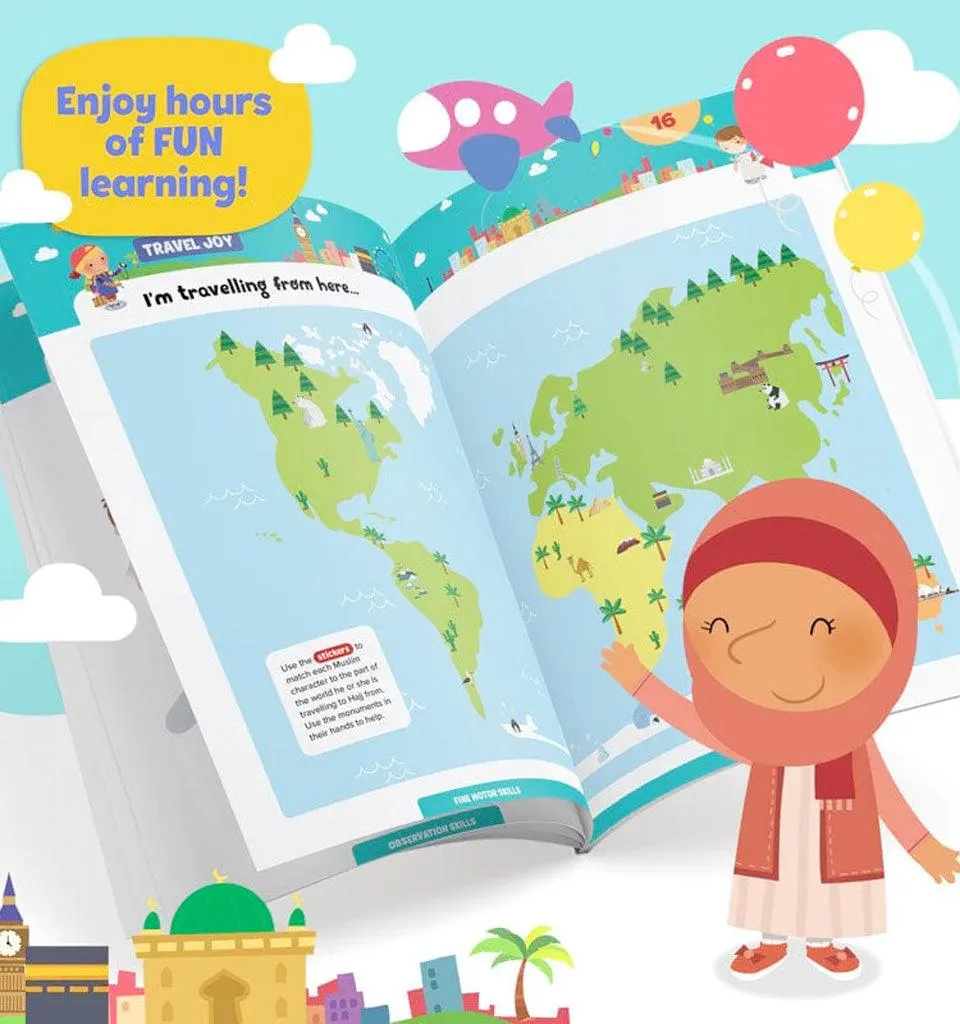 Hajj & Umrah Activity Book (Little Kids)