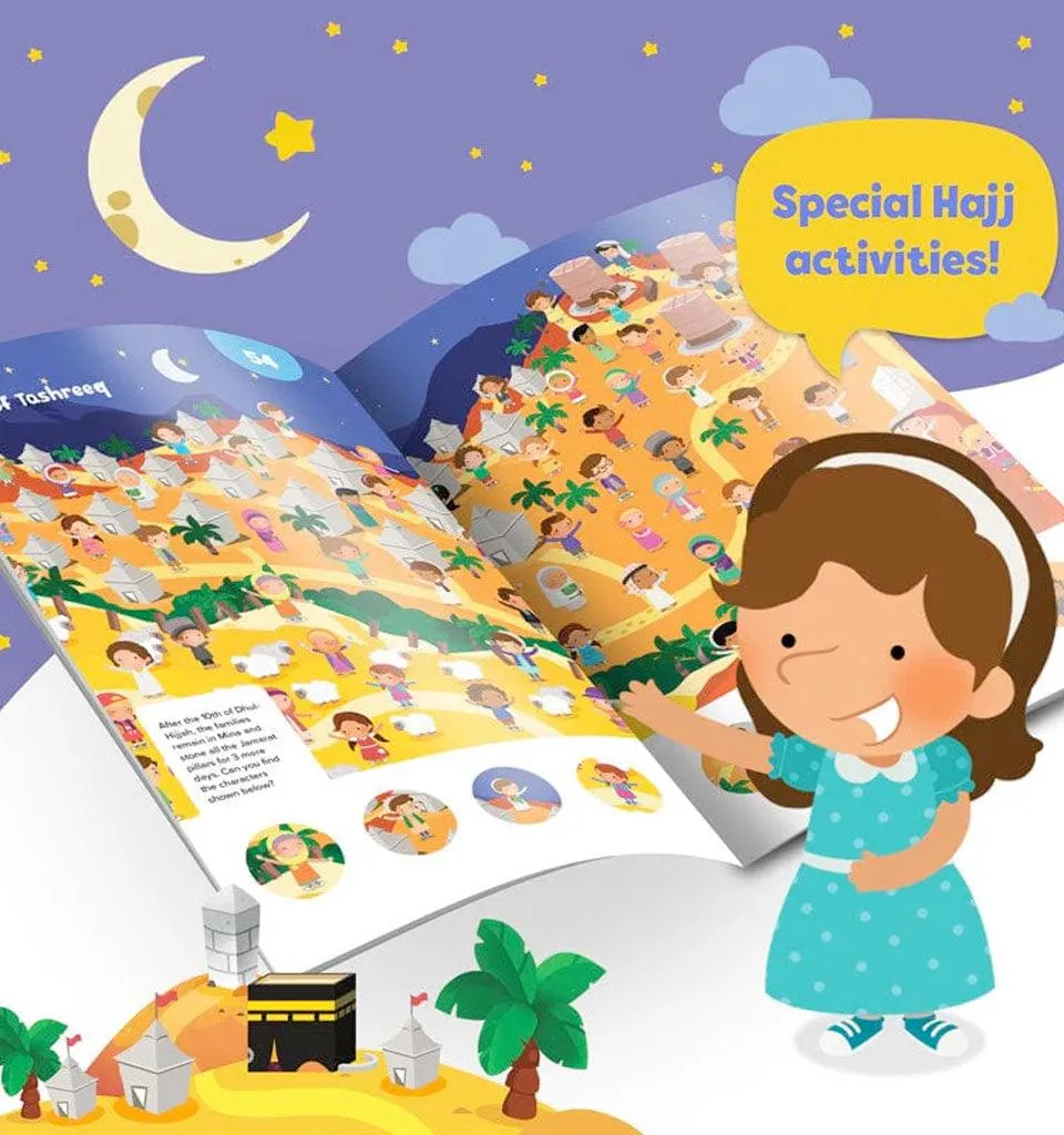 Hajj & Umrah Activity Book (Little Kids)