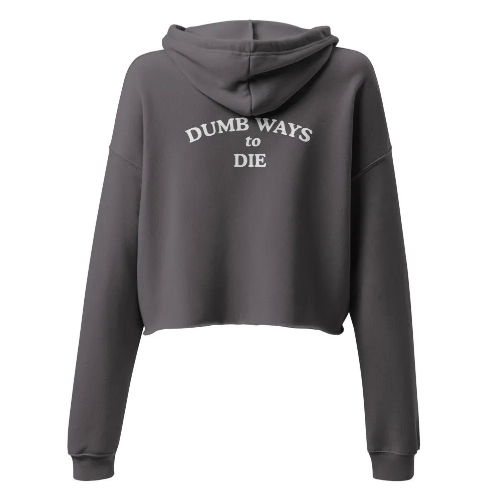 Hot Dog and a Snake (Mishap) - Women's Cropped Hoodie