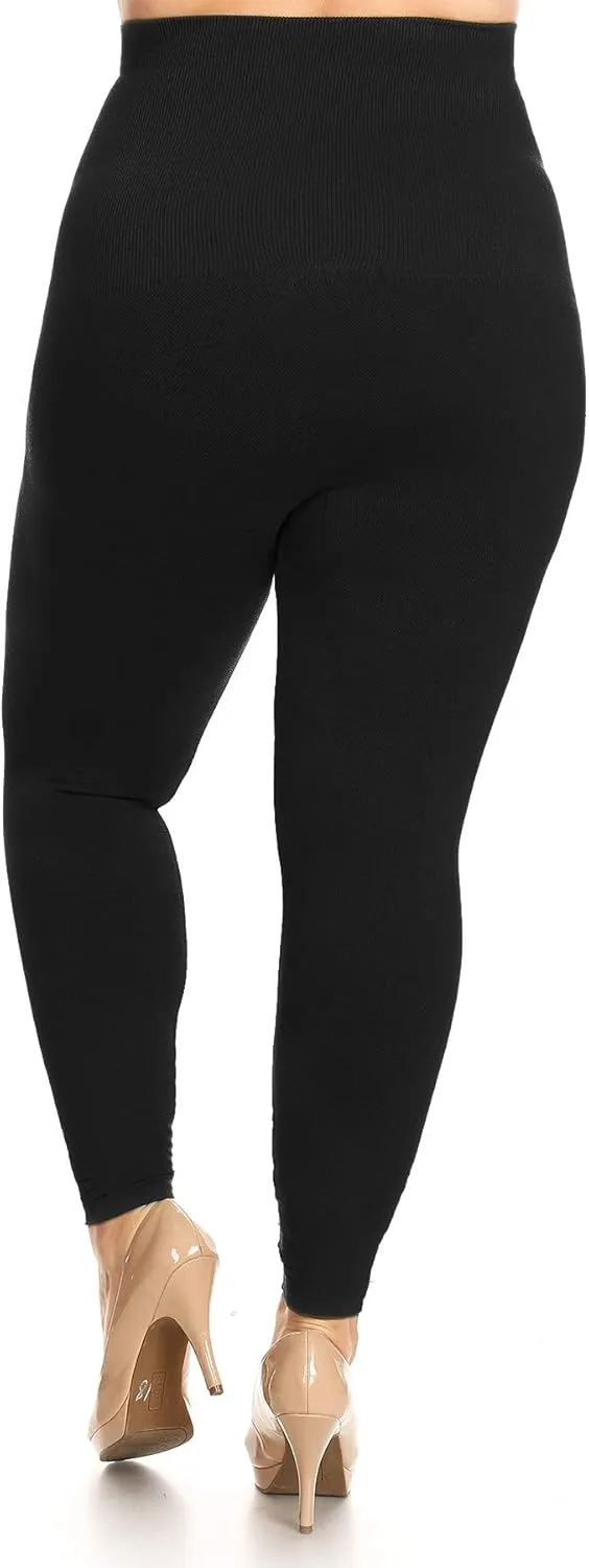 ICONOFLASH Women's High Waist Control Top Compression Leggings