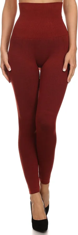 ICONOFLASH Women's High Waist Control Top Compression Leggings