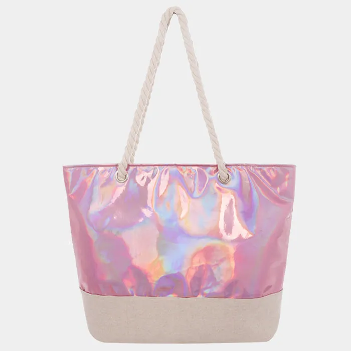 iLLASPARKZ Hologram Rope Strap Tote Bag