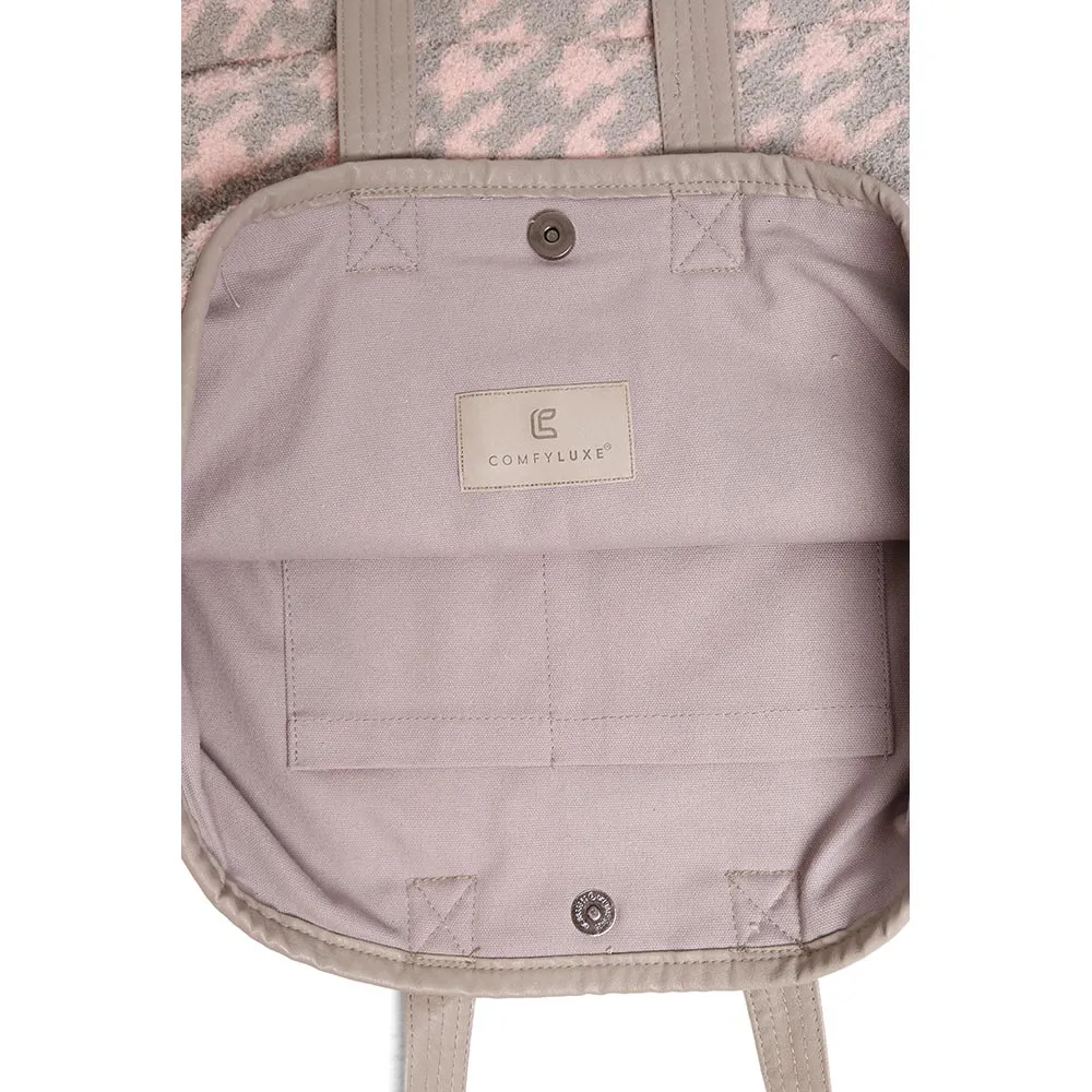 iLLASPARKZ Houndstooth Patterned Tote Bag