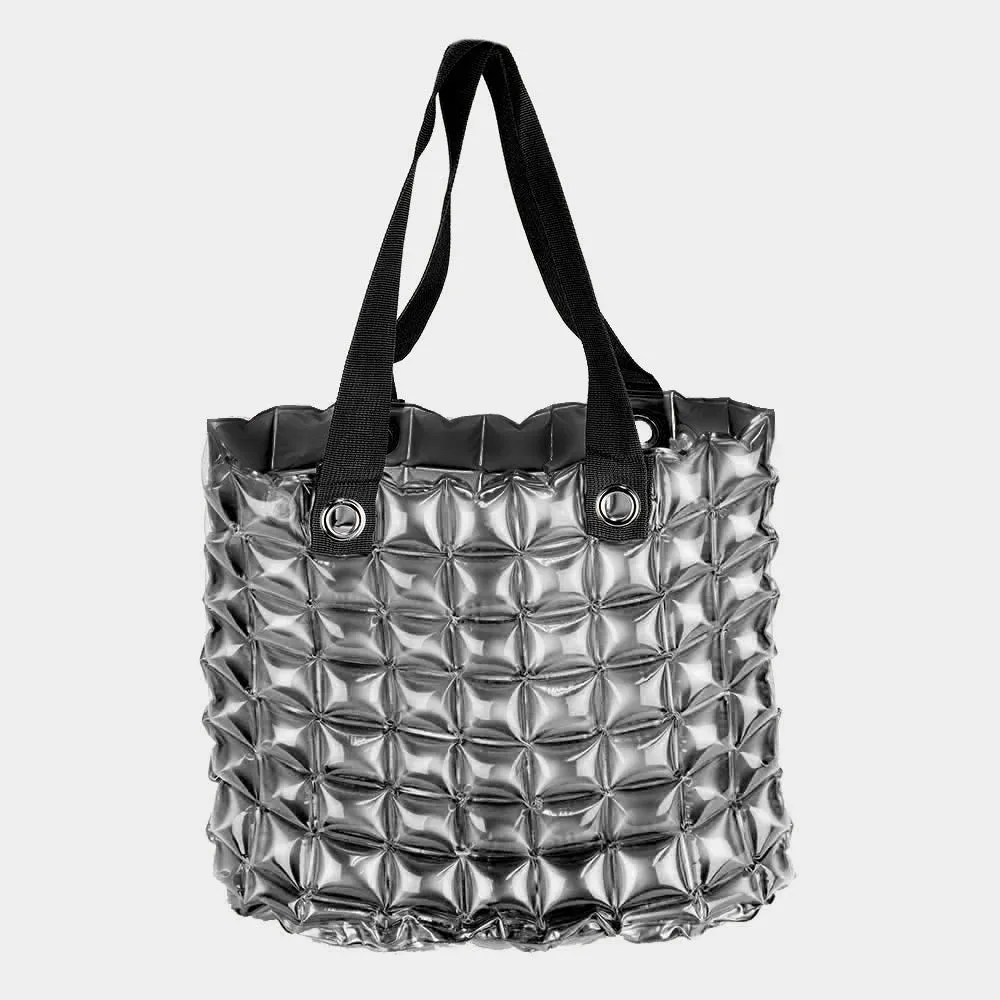 iLLASPARKZ Inflatable Clear Bubble Tote Bag