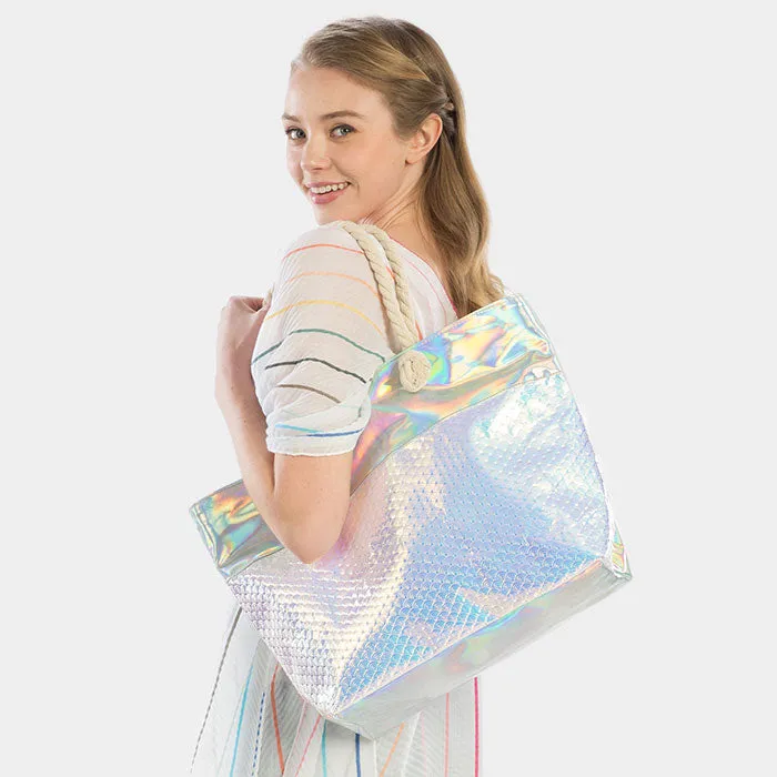 iLLASPARKZ Iridescent Beach Tote Bag