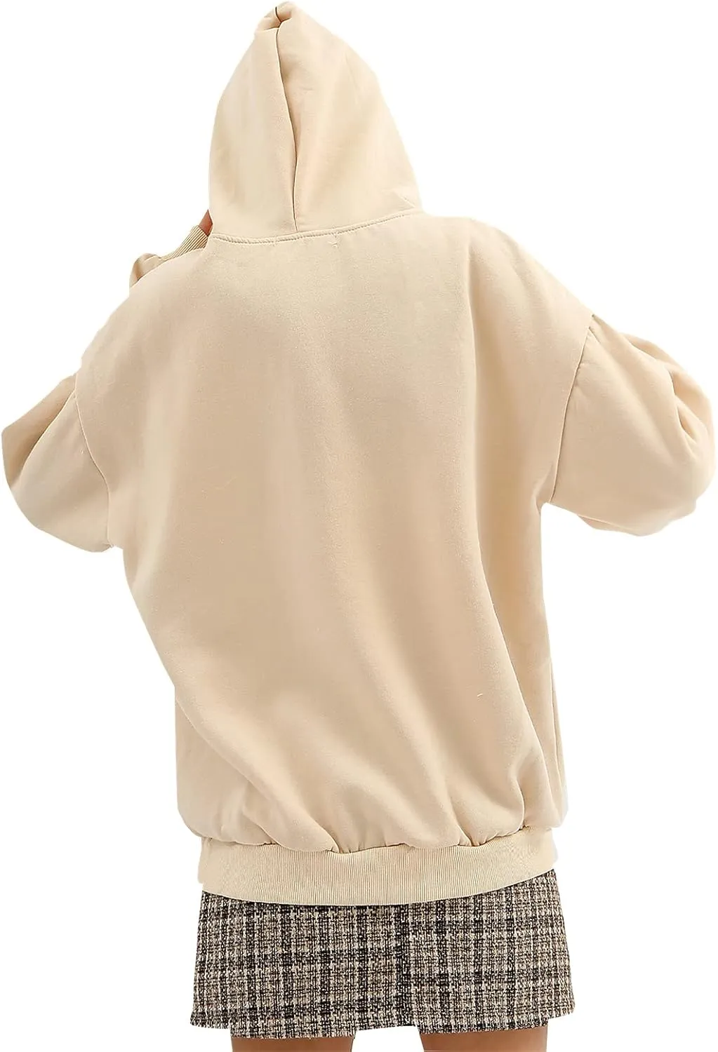 KEEVICI Women's Cute Sweatshirts Skateboarding Frog Long Sleeve Cotton Hoodie Pullover