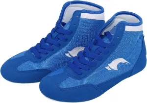 Kids Wrestling Shoes Boys Girls Boxing Shoes High Top Wrestling Training Shoes School Outdoor Fitness Sneakers