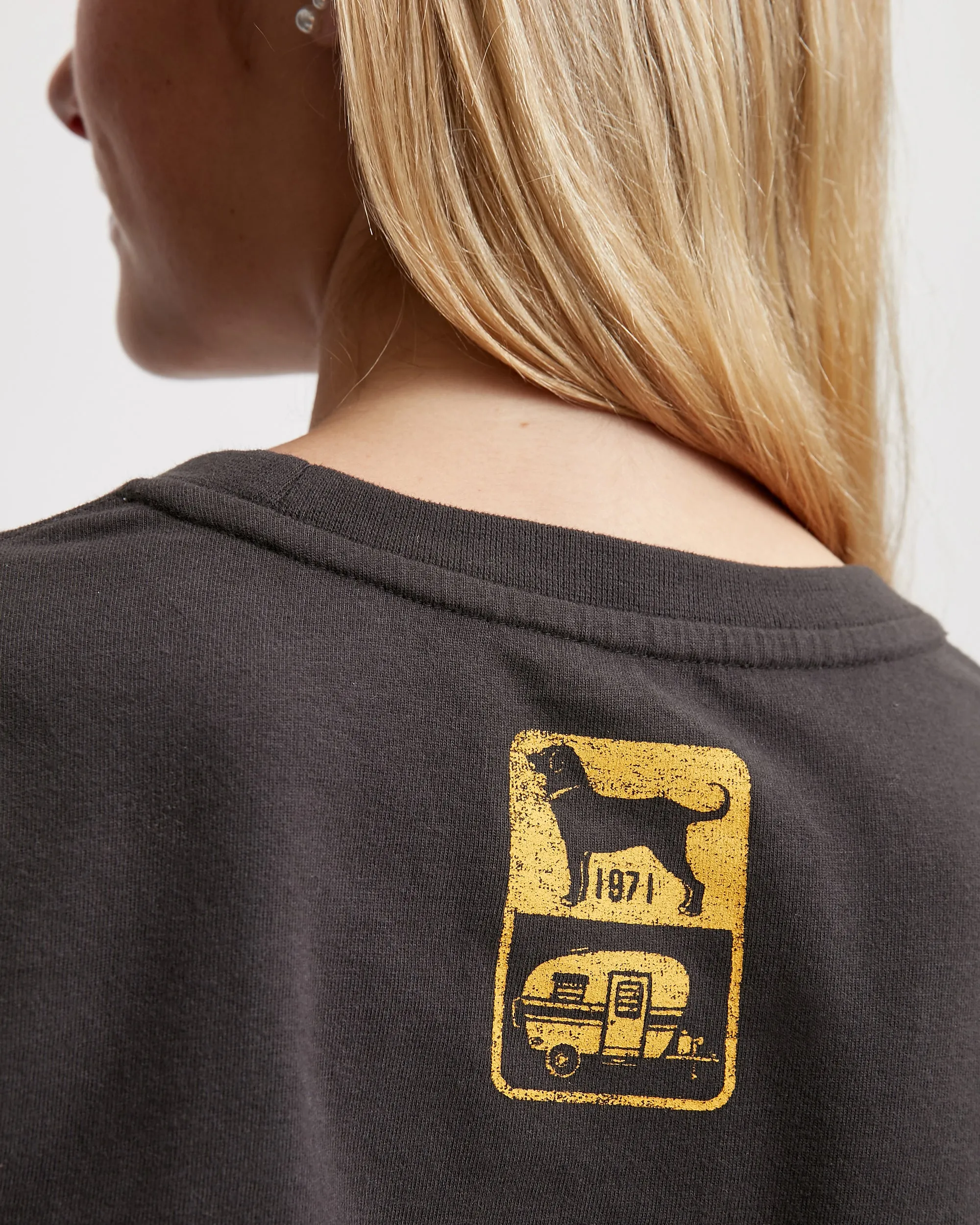 Ladies Happiest Camper Longsleeve Tee