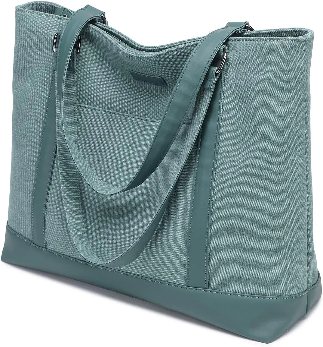 Large Tote Bags for Women 15.6 Inch Laptop Bag Lightweight Canvas Professional Work Briefcase