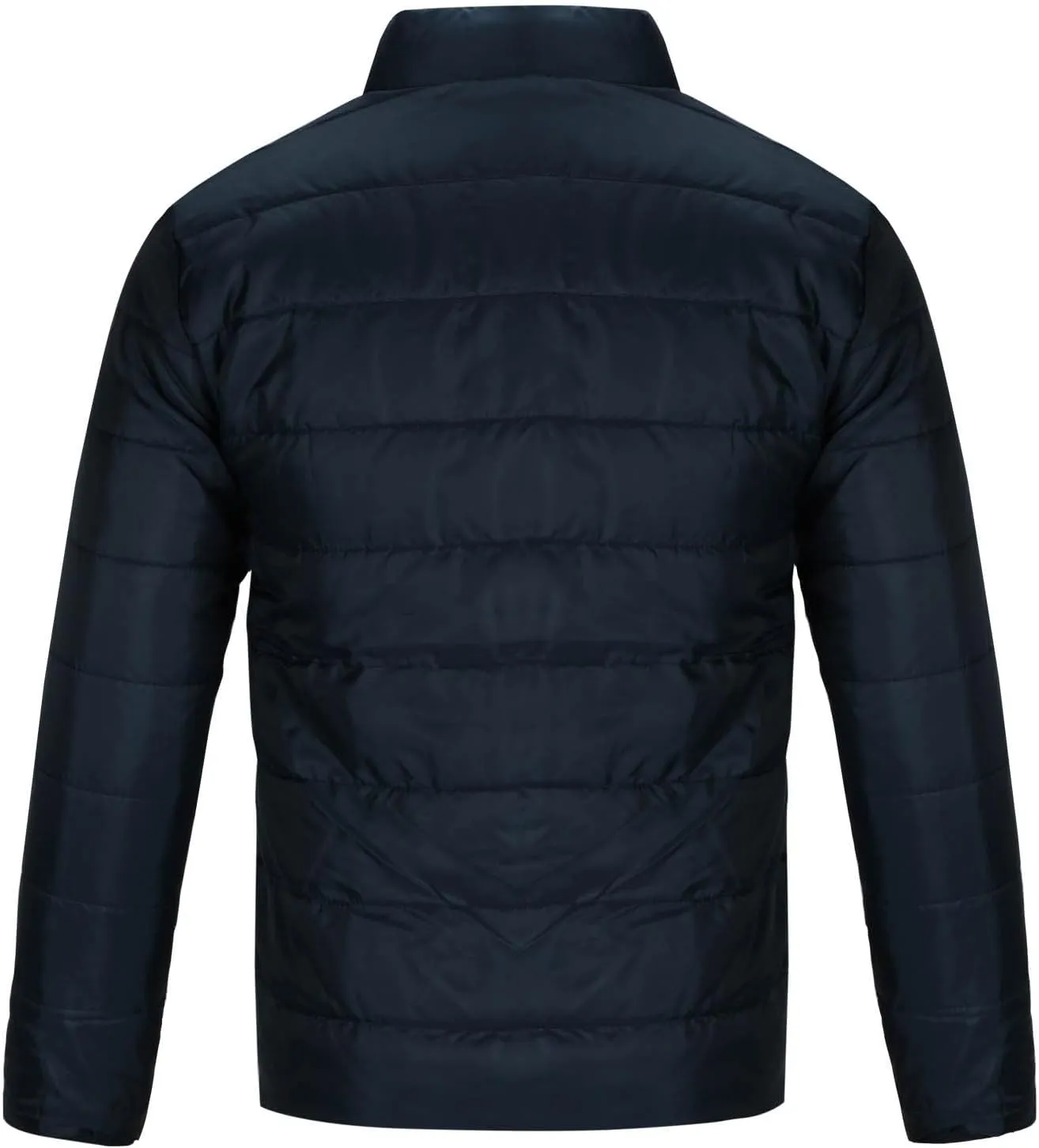 lcziwo Mens Puffer Quilted Jacket Lightweight Stand Collar Zip up Parka Casual Padded Cotton Jacket Winter Short Coat