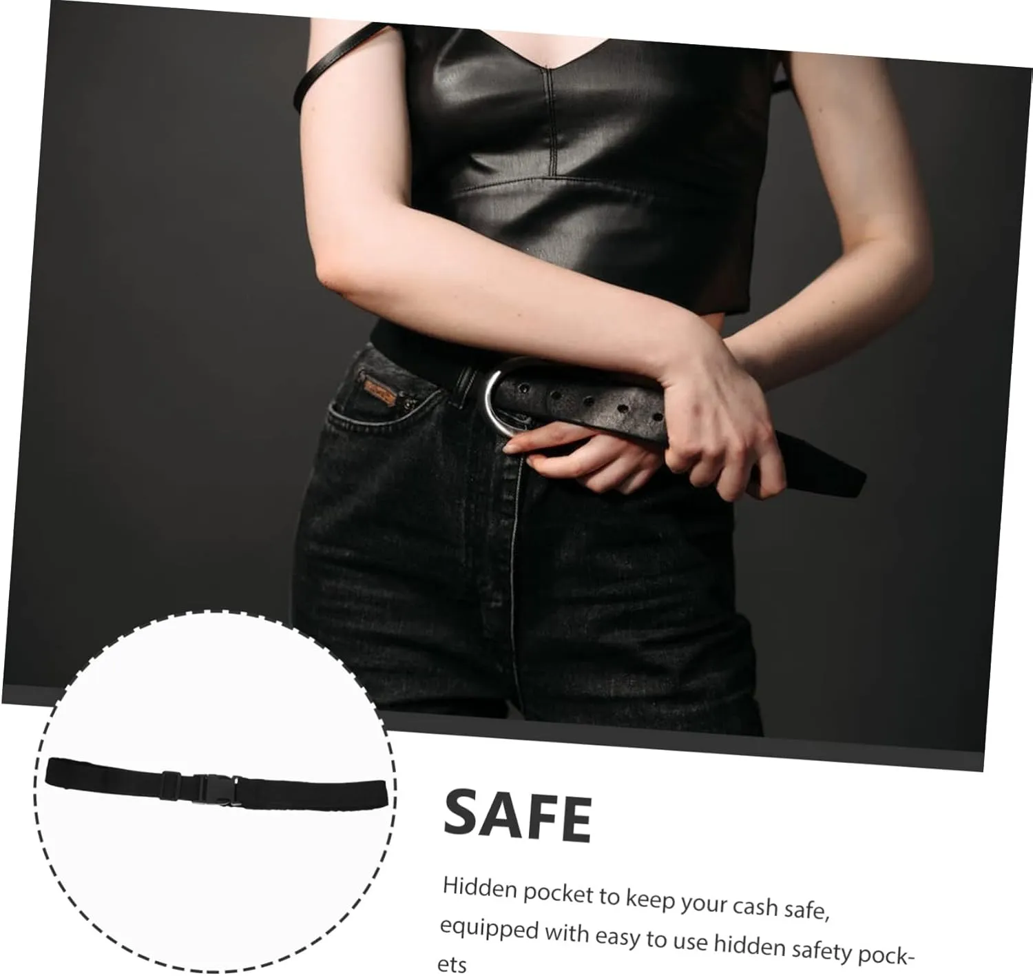 Lightweight Belt Elastic Belt Bags for Women Reflective Running Waist Pouch Large Small Waist Belt Money