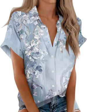 Linen Outfits Women White Linen Shirt Women Down Blouses Tops Long Sleeve Shirt for with Front Pocket Tops Long Sleeve