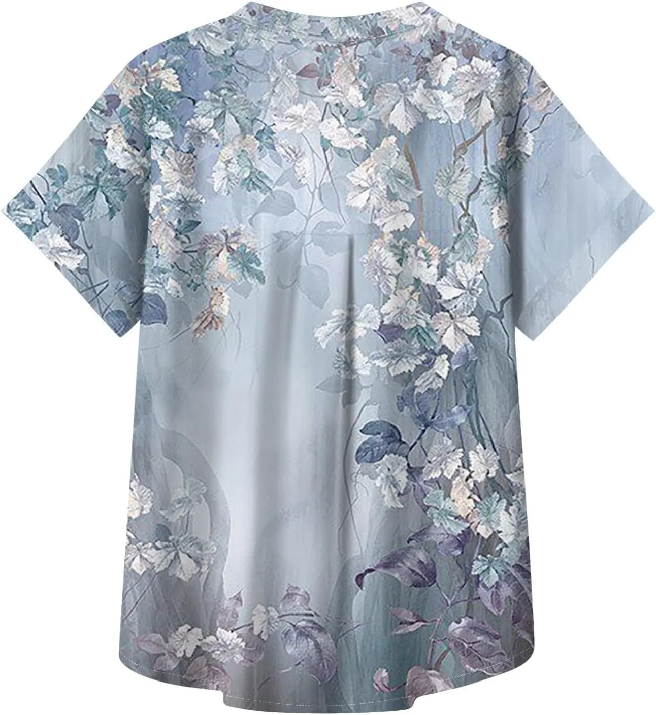 Linen Outfits Women White Linen Shirt Women Down Blouses Tops Long Sleeve Shirt for with Front Pocket Tops Long Sleeve