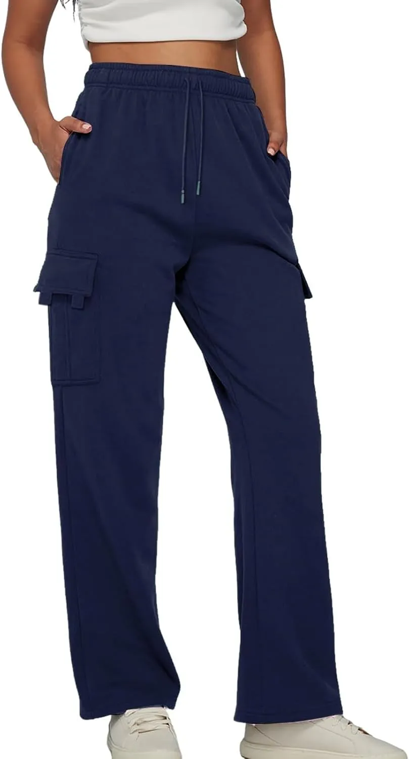 Linen Pants for Men Solid Color Casual Zipper Pocket Colorblock Loose Comfy Sweatpants Trousers for Men Green