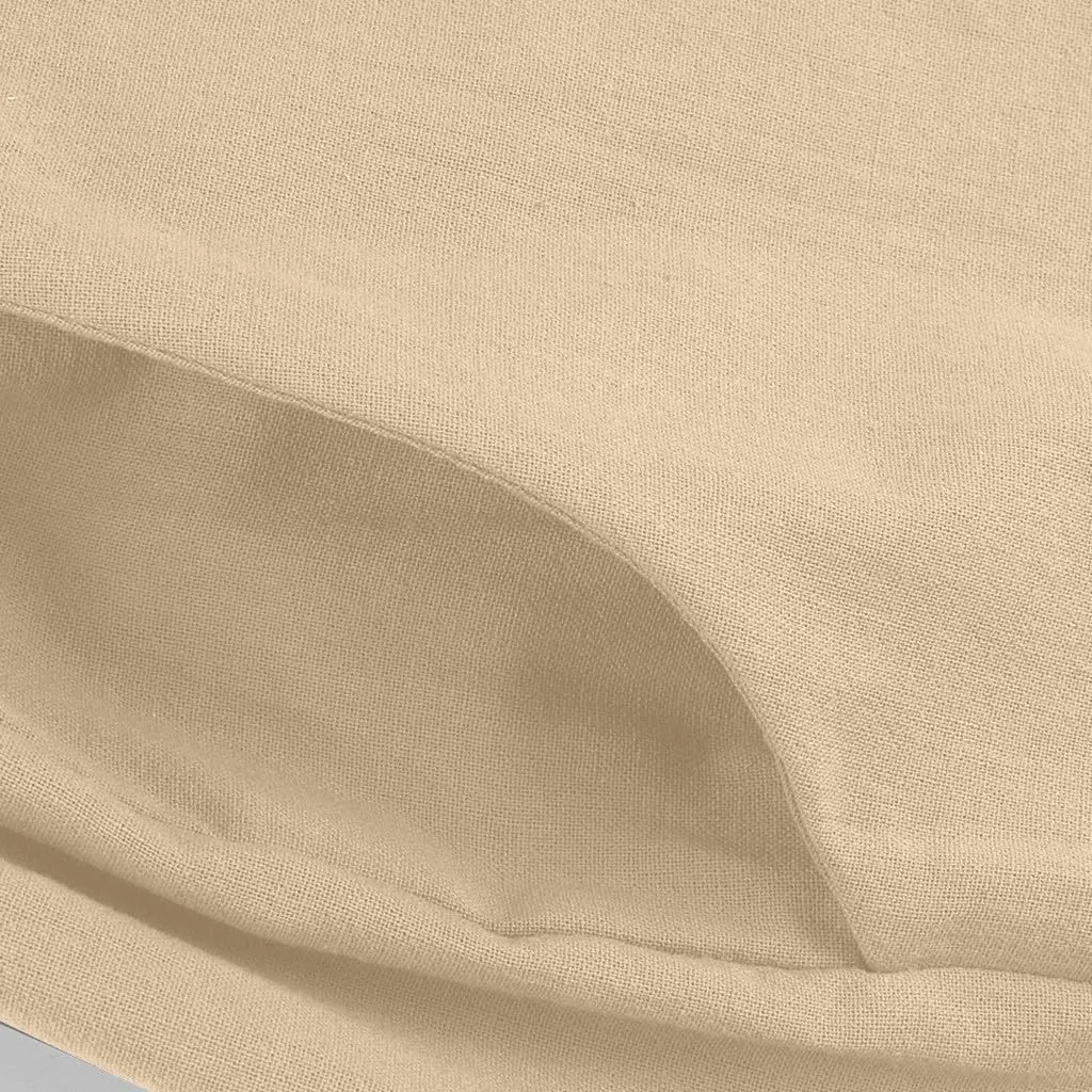Linen Pants Women Summer Wide Leg Pants Twist Knot Elastic Waist Pants High Waisted Lounge Pants Casual Beach Trouser