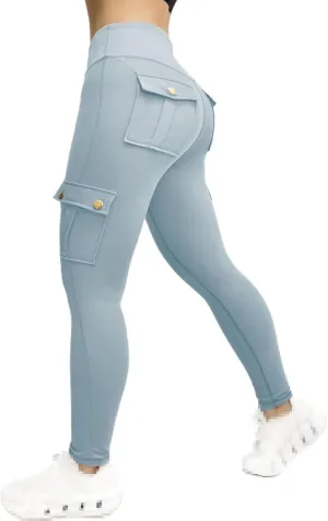 Locruz Pants, Women's high Waist Bodybuilding Butt Lifting Trousers, Tummy Control Stretch Sweatpants
