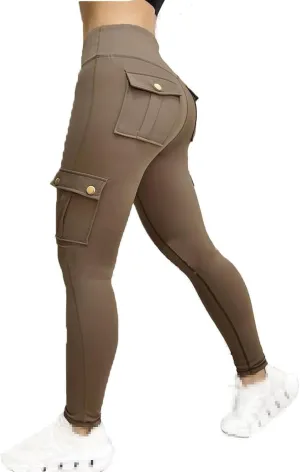 Locruz Pants, Women's high Waist Bodybuilding Butt Lifting Trousers, Tummy Control Stretch Sweatpants