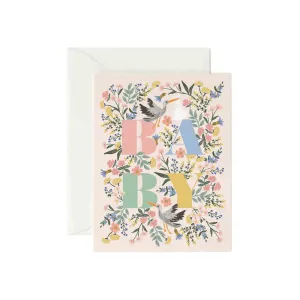 Mayfair Baby Card