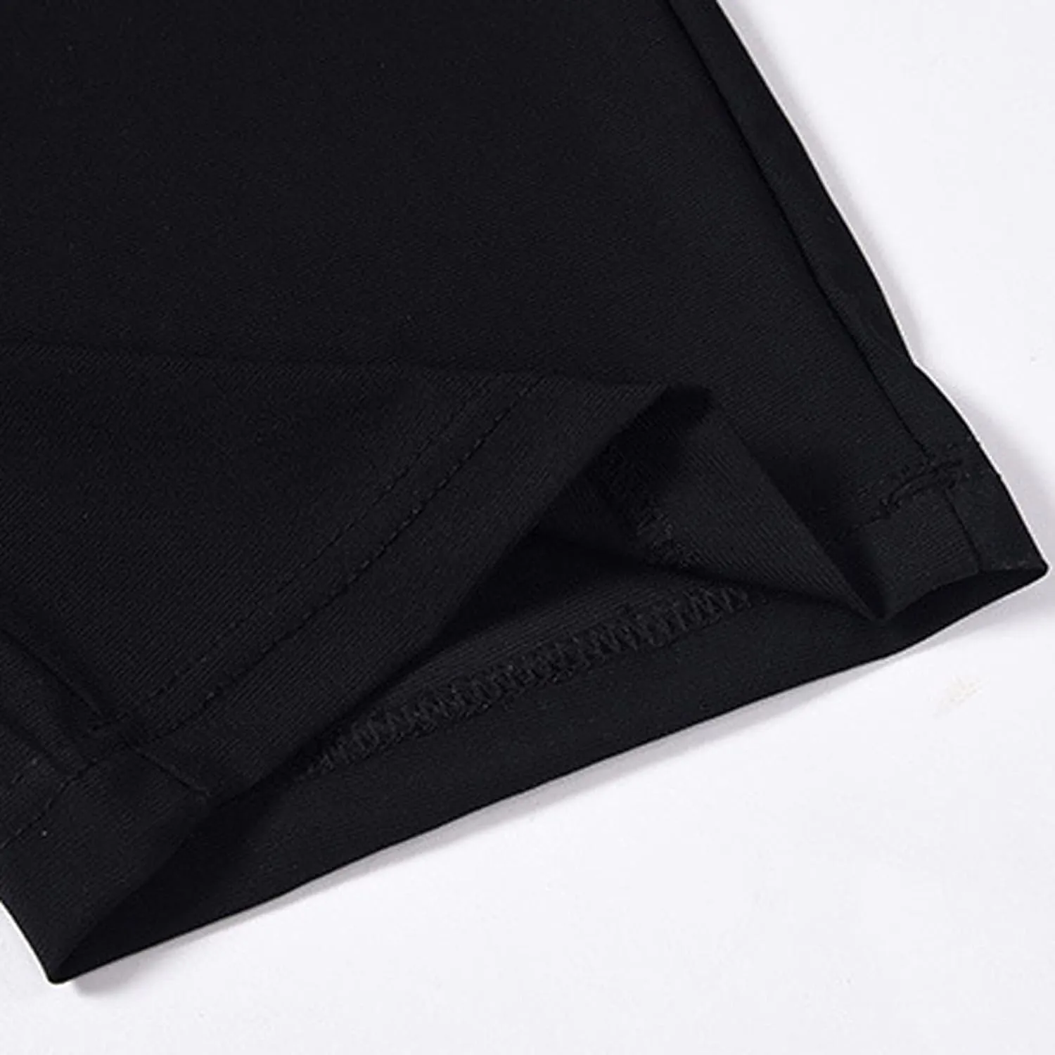 Men Casual Pants Solid Stretch Pocket Loose Fit Smooth Drawstring Quick-Dry Outdoor Comfortable Workout Running Trousers