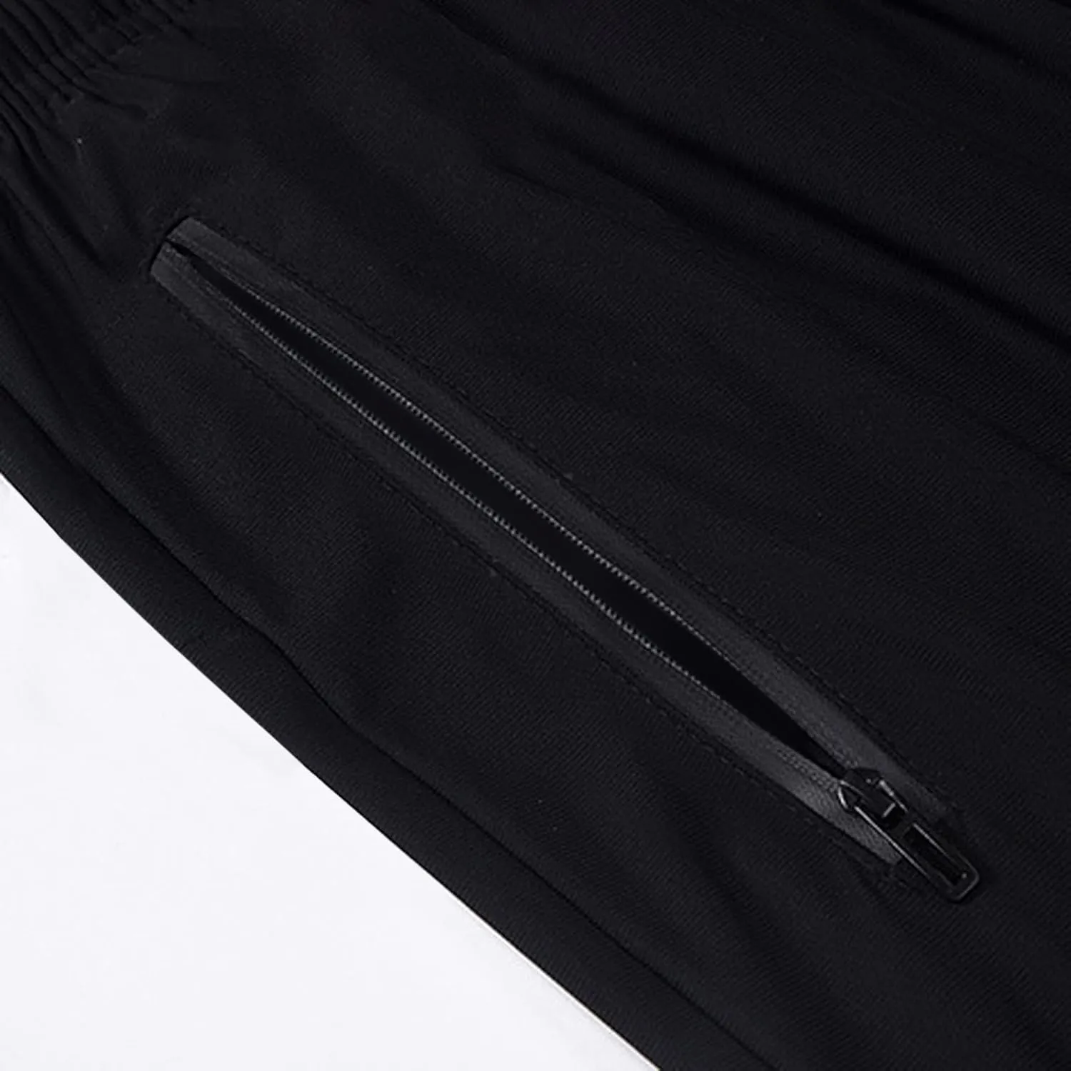 Men Casual Pants Solid Stretch Pocket Loose Fit Smooth Drawstring Quick-Dry Outdoor Comfortable Workout Running Trousers