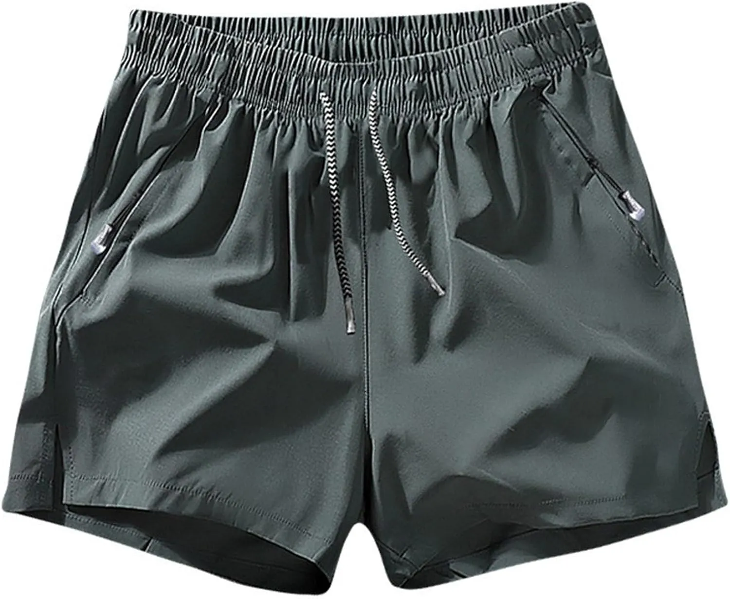 Mens Athletic Shorts 5 Inch Quick Dry Jogger Elastic Waist Cargo SweatShorts Relaxed Fit Running Workout Casual