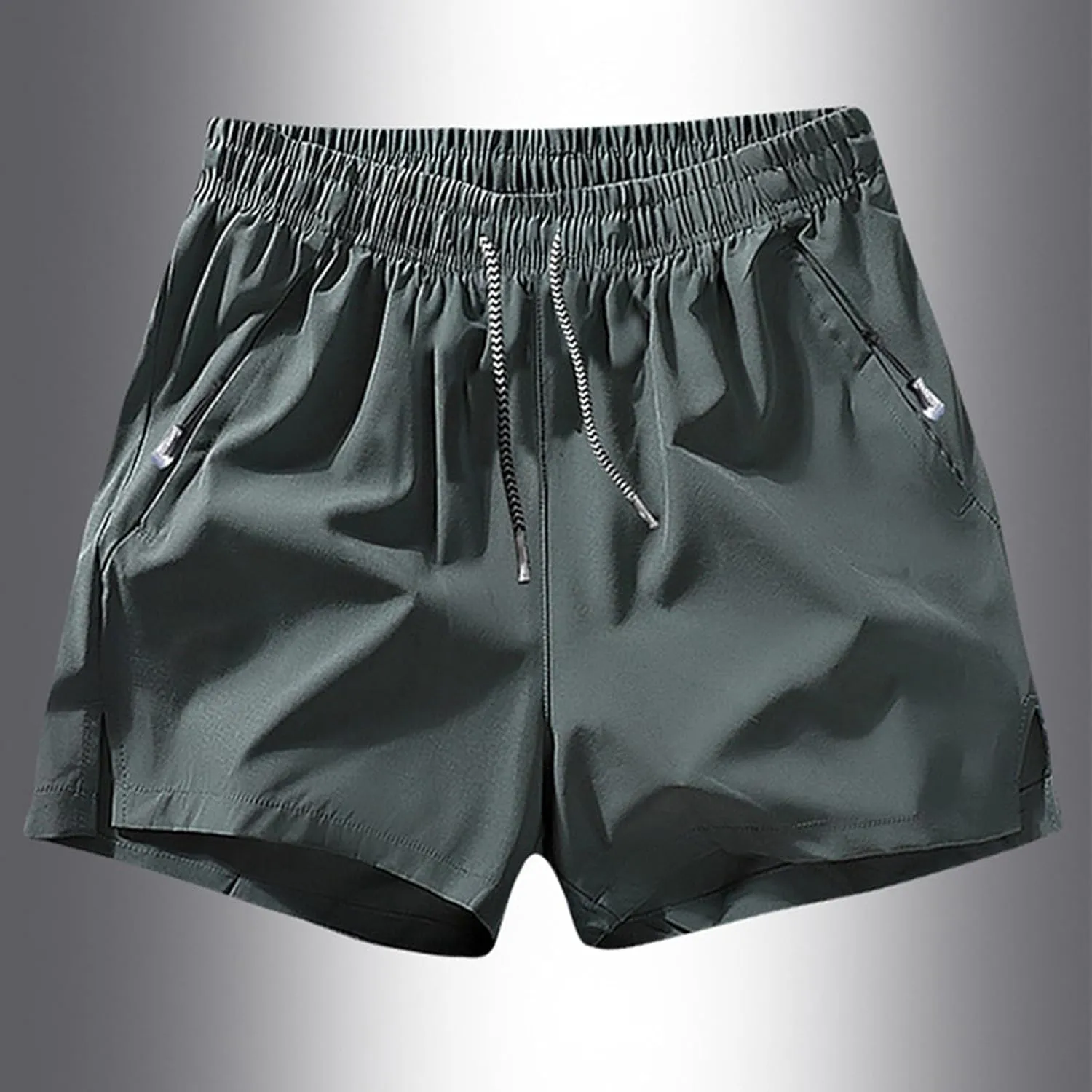 Mens Athletic Shorts 5 Inch Quick Dry Jogger Elastic Waist Cargo SweatShorts Relaxed Fit Running Workout Casual