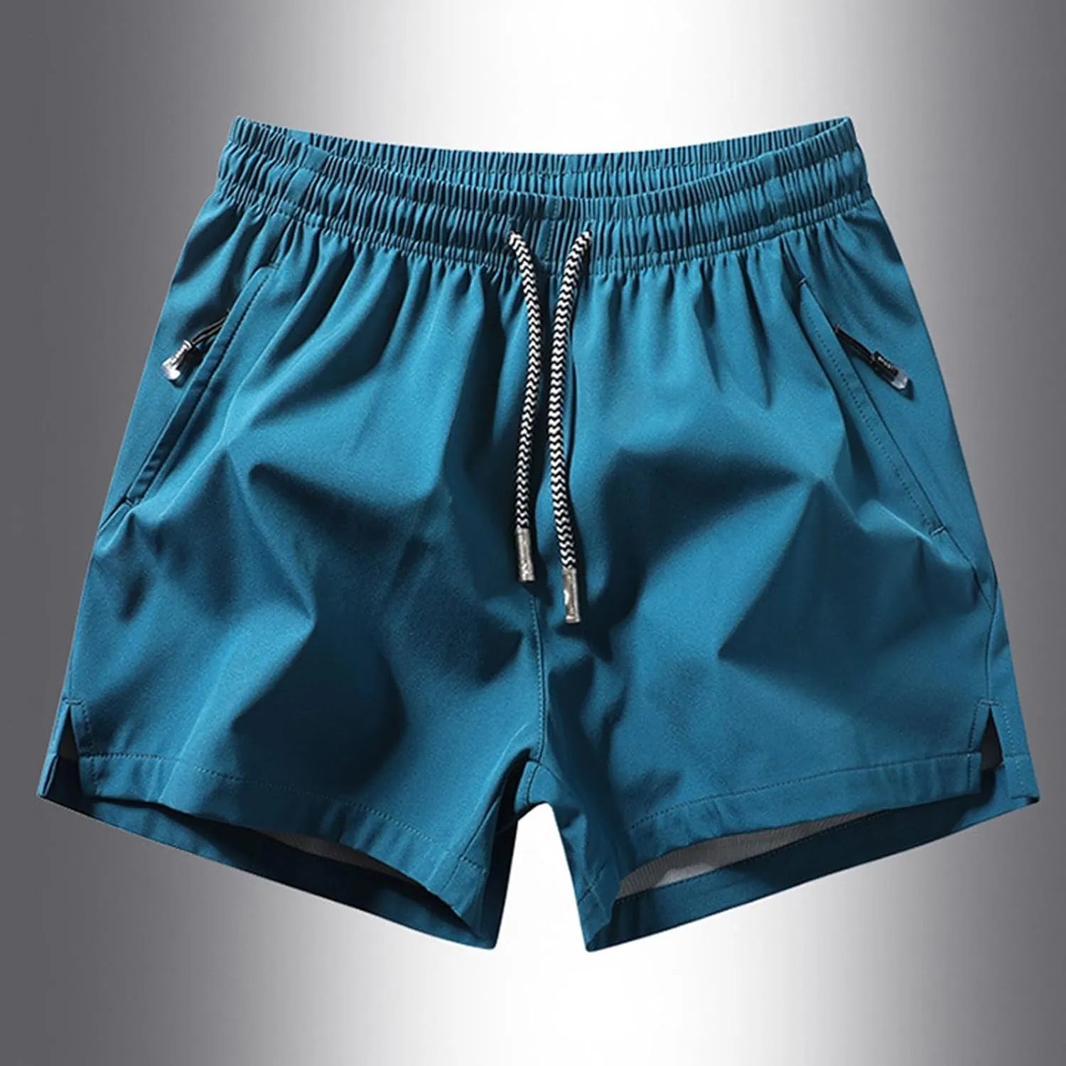 Mens Athletic Shorts 5 Inch Quick Dry Jogger Elastic Waist Cargo SweatShorts Relaxed Fit Running Workout Casual