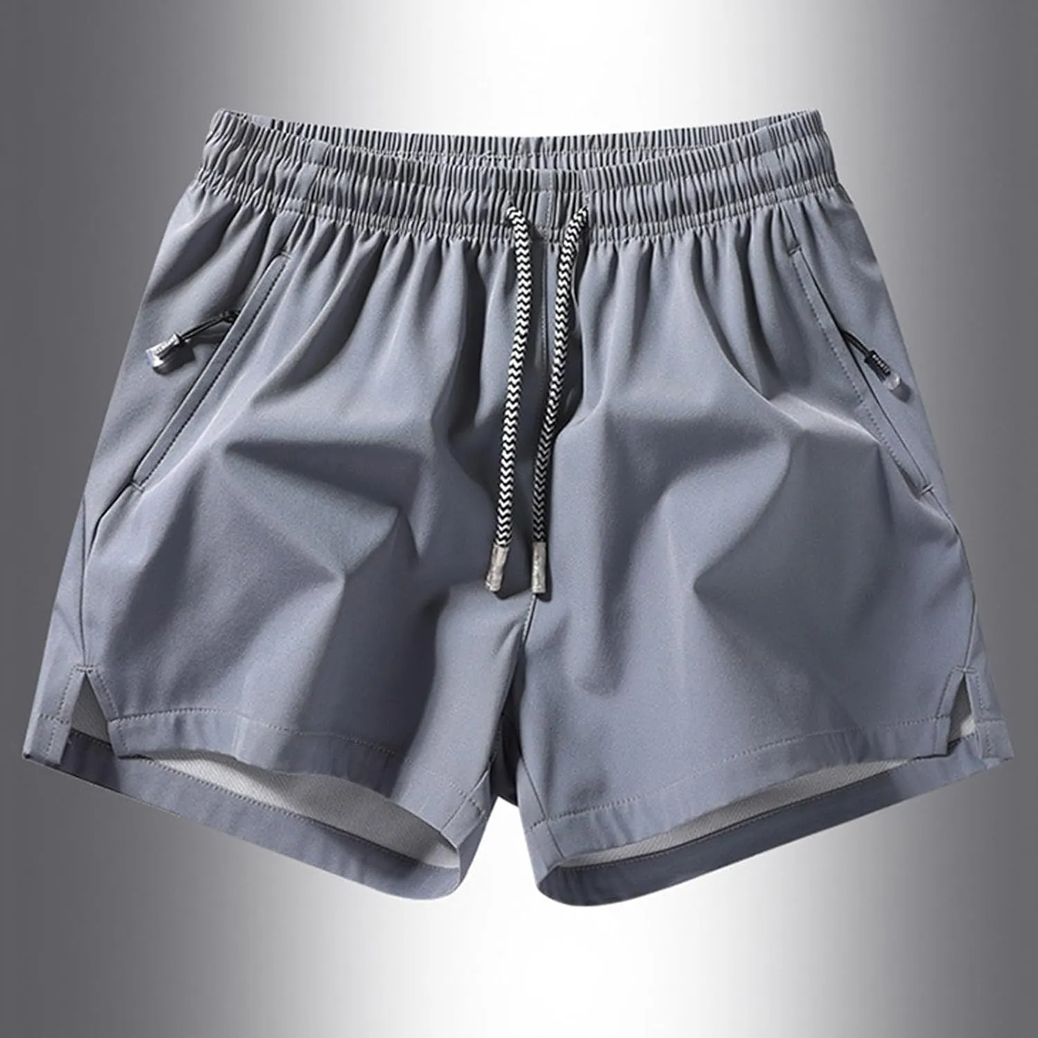 Mens Athletic Shorts 5 Inch Quick Dry Jogger Elastic Waist Cargo SweatShorts Relaxed Fit Running Workout Casual