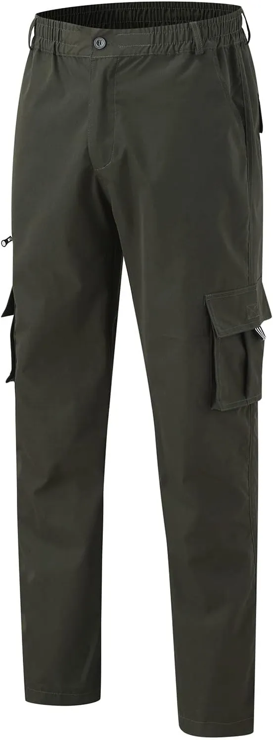 Mens Cargo Combat Work Pant Training Gym Running Jogger Sweatpant Loose Fit Straight Leg Lounge Pants