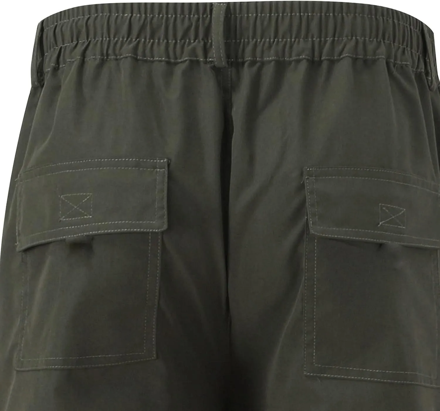 Mens Cargo Combat Work Pant Training Gym Running Jogger Sweatpant Loose Fit Straight Leg Lounge Pants