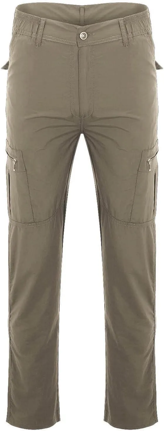 Mens Cargo Pants Work Stretch Multi Pockets Pant Military Tactical Lightweight Joggers Hiking Outdoor Waterproof Pant