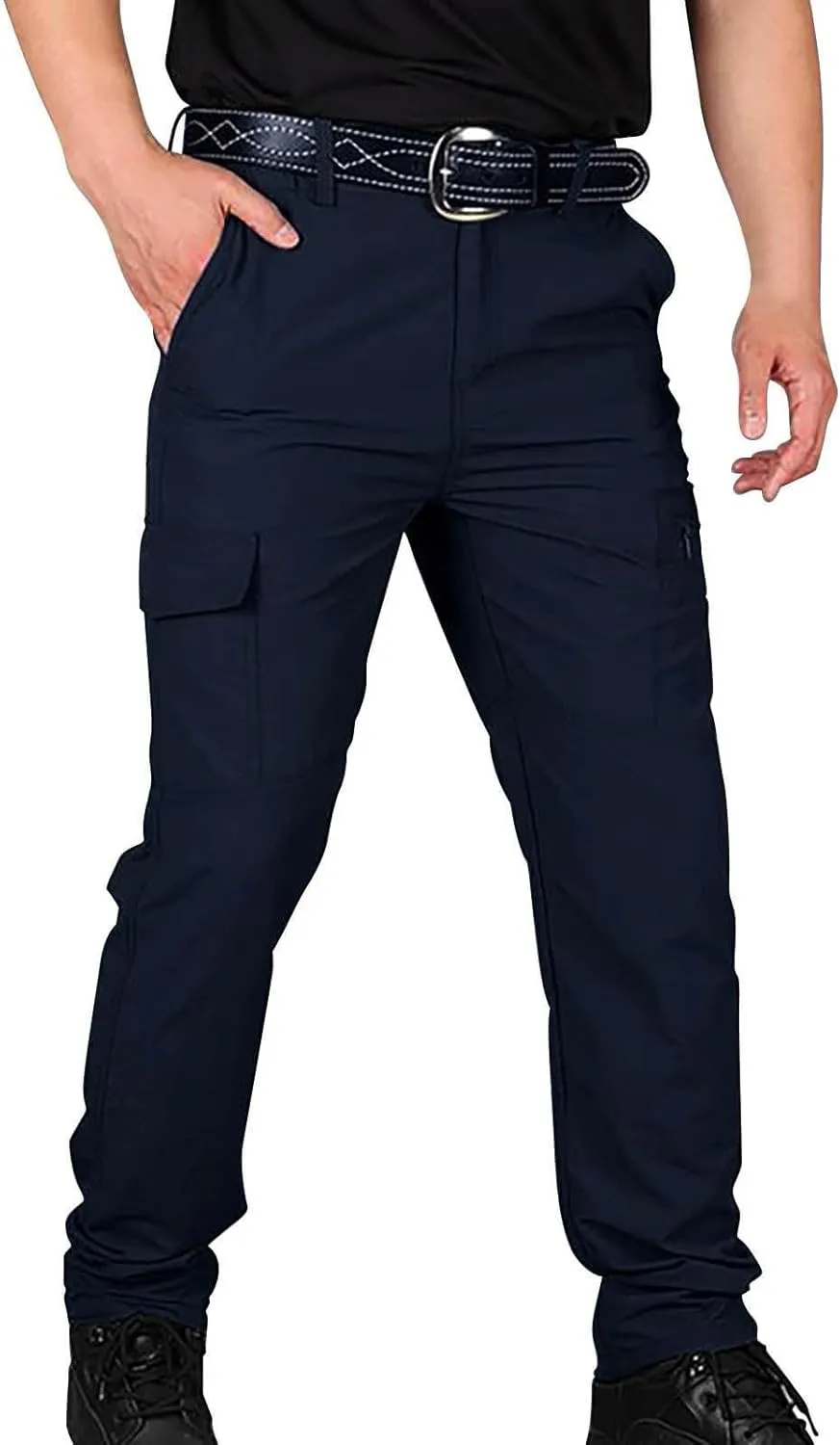 Mens Cargo Sweatpants Relaxed Tooling Multi-pocket Men's Color Men's pants Hiking Sweatpants Casual Athletic Jogger