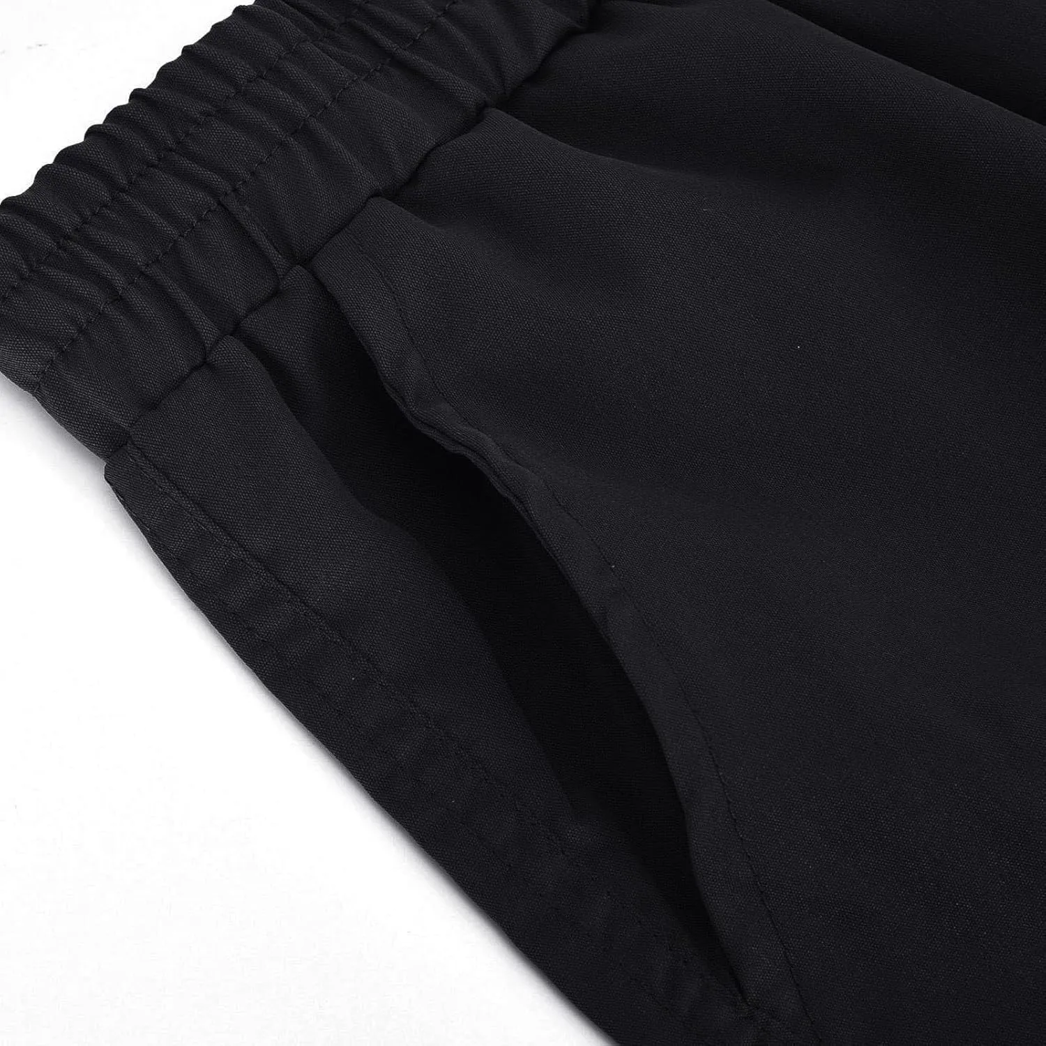 Mens Cargo Work Pants Casual Cotton Stretchy Elasticated Waist Pant Sweatpants Joggers Gym Sports Yoga Pants