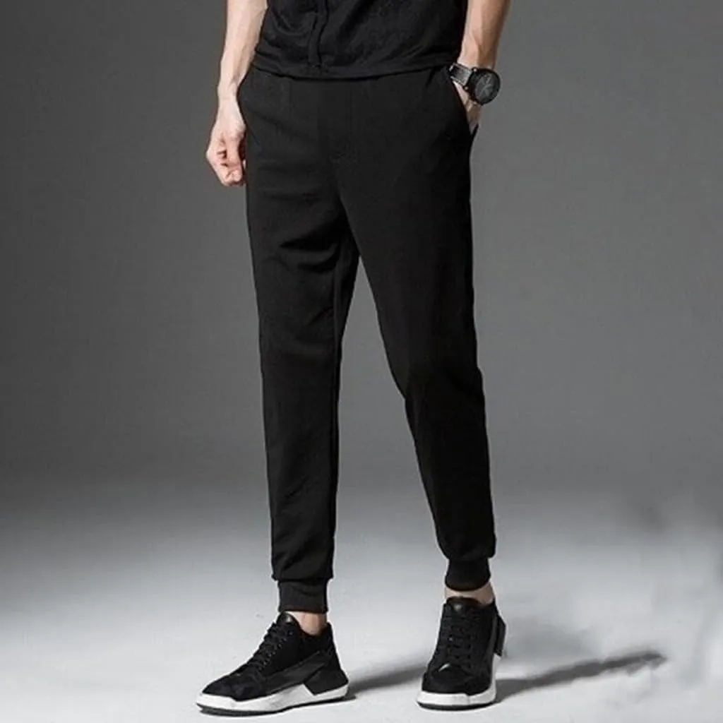 Mens Fashion Joggers Sweatpants Sports Pocket Trousers Beam Drawstring Men's Active Athletic Casual Tricot Sweatpants