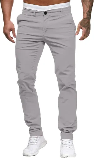 Mens Fashion Joggers Sweatpants Sports Pocket Trousers Beam Drawstring Men's Active Athletic Casual Tricot Sweatpants
