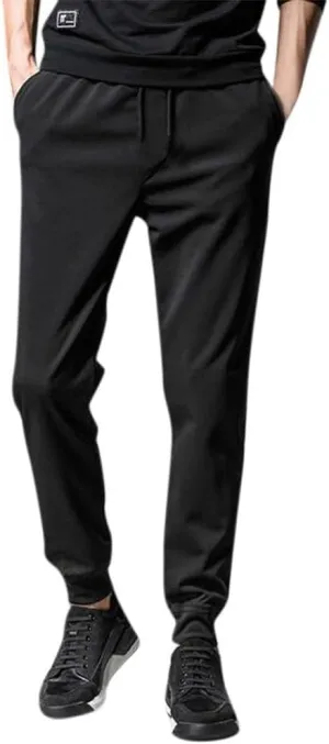 Mens Fashion Joggers Sweatpants Sports Pocket Trousers Beam Drawstring Men's Active Athletic Casual Tricot Sweatpants