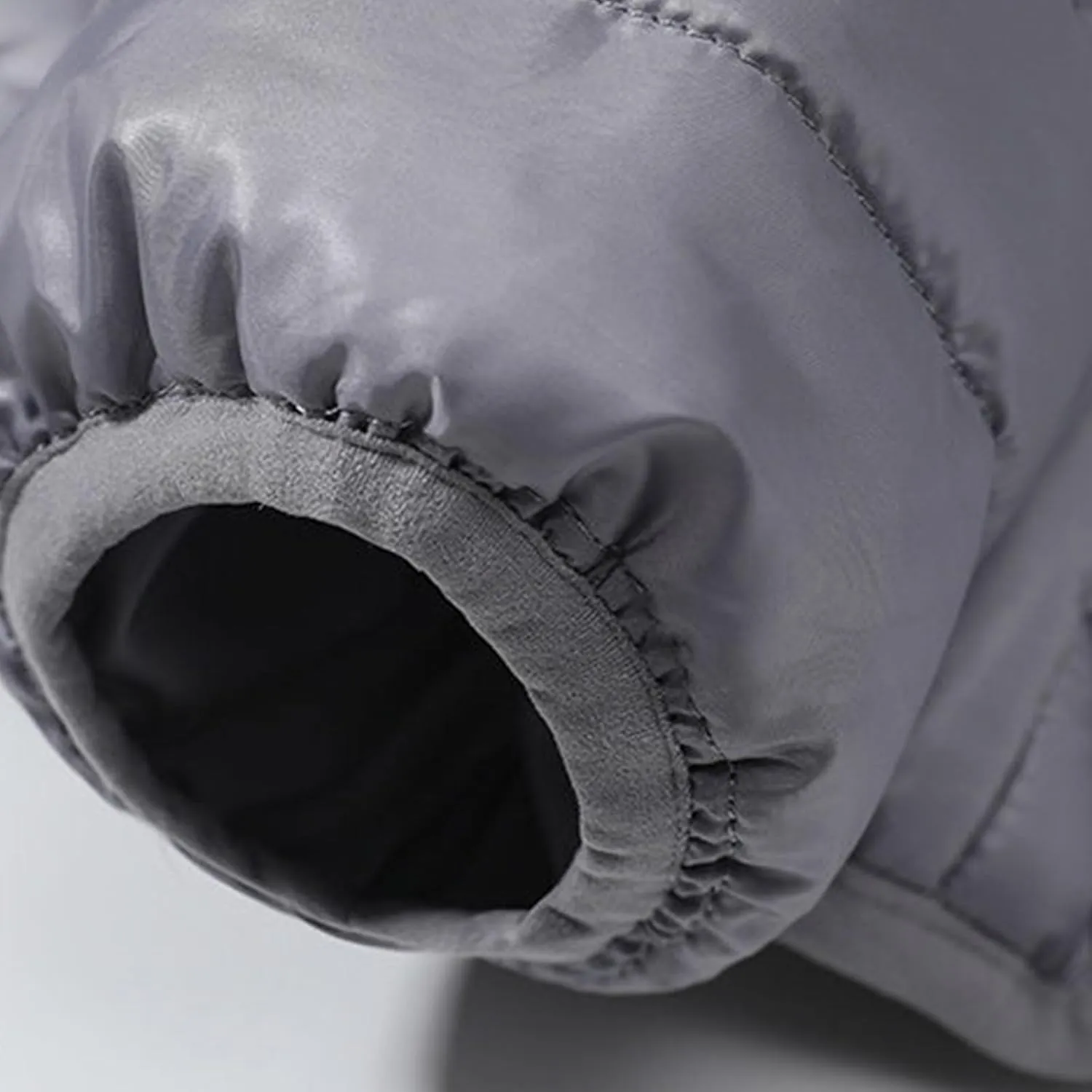 Mens Lightweight Down Jacket Shiny Packable Puffer Jacket Warm Insulated Padded Bubble Winter Coats Outwear No Hood