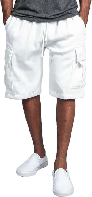 Mens Lightweight Jogging Pant Pockets Combat Work Joggers Baggy Sport Casual Sweatpant Stretch Waistband Pants