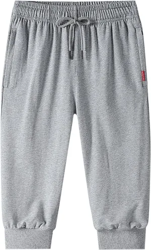 Mens Lightweight Jogging Pant Pockets Lounge Work Joggers Baggy Sport Casual Sweatpants Workwear Pant