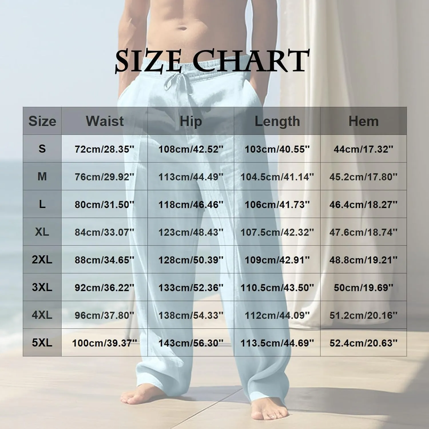 Men's Pants Casual Relaxed Fit Floral Print Pants Plus Size Baggy Vacation Slacks Drawstring Waist Beach Trousers