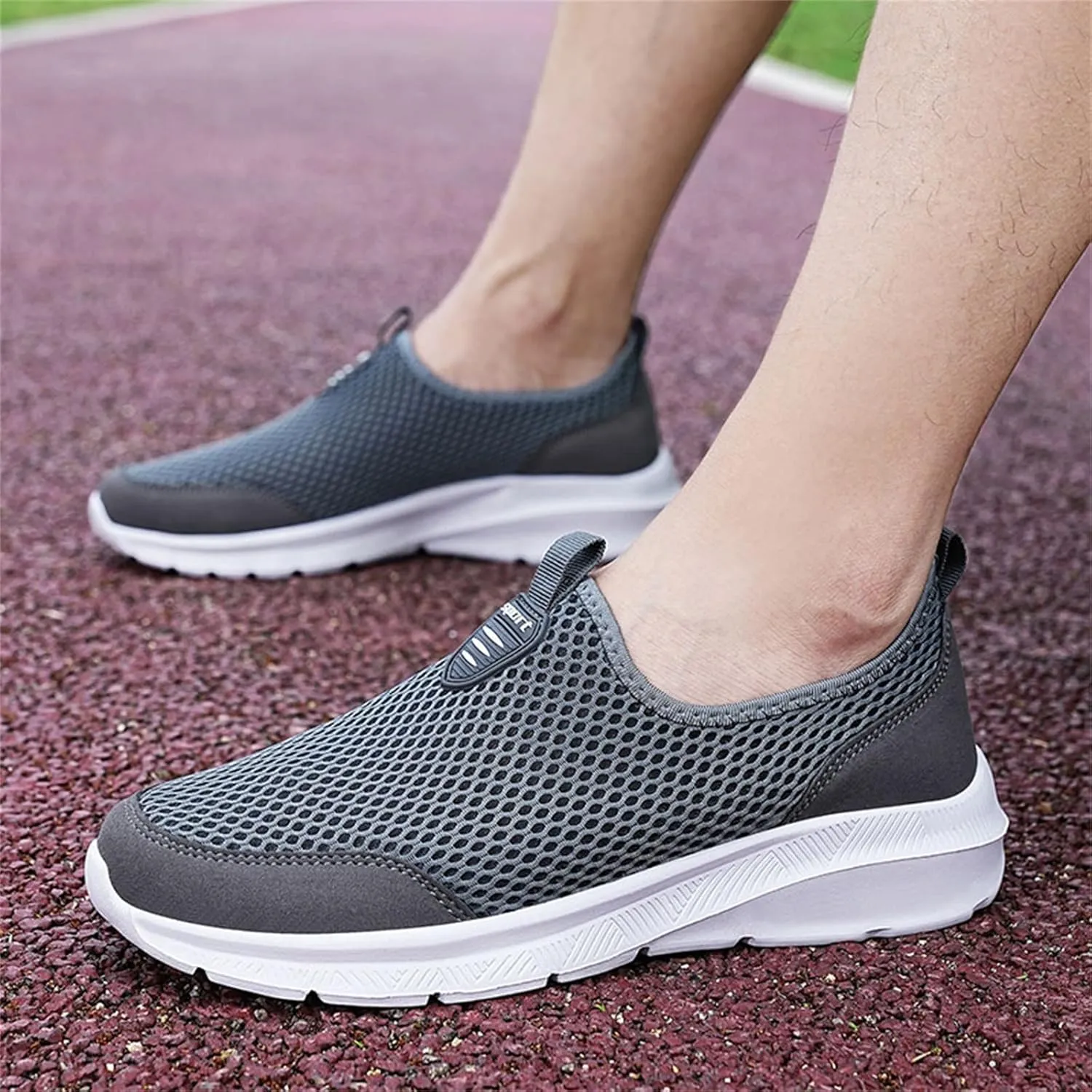 Men's Running Shoes Comfortable Lightweight Breathable Walking Shoes Mesh Workout Casual Sports Shoes