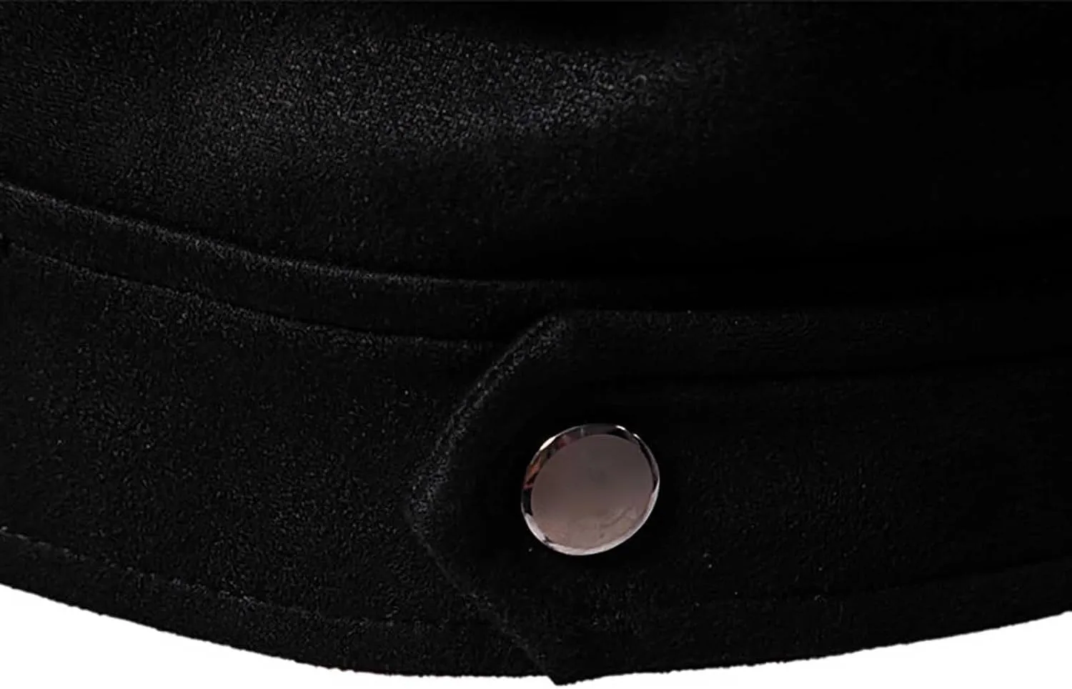 Men's Suede Jacket Spring Fall Full Zip Up Jackets Vintage Faux Leather Coat Outwear with Zipper Pockets for Business