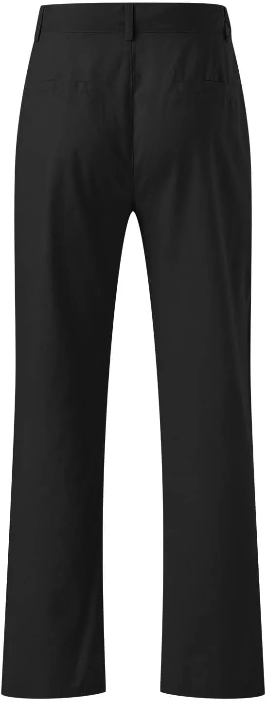 Men's Summer Linen Pants Classic Regular Fit Modern Relaxed Lightweight Dress Casual Pants for Everyday Wear