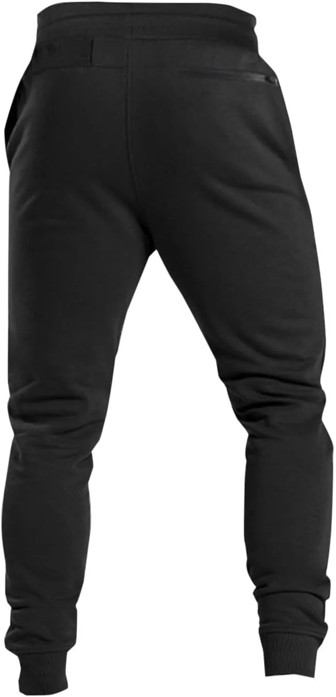 Mens Sweatpants Joggers Lightweight Elastic Waist Drawstring Athletic Gym Workout Hiking Trouser Casual Tapered Pants