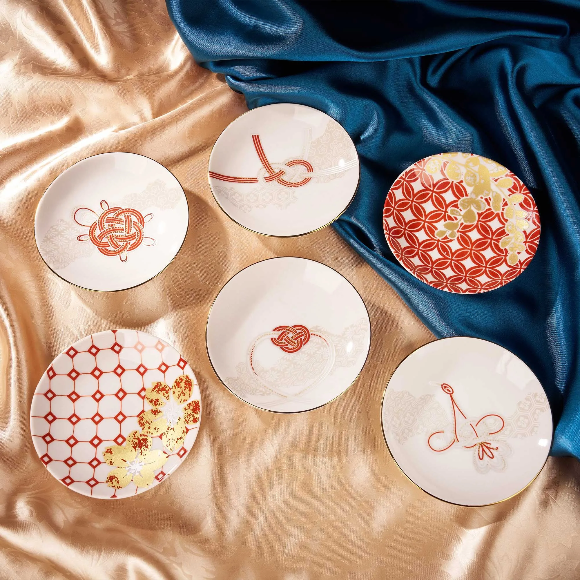 Mino Ware Small Plate Set