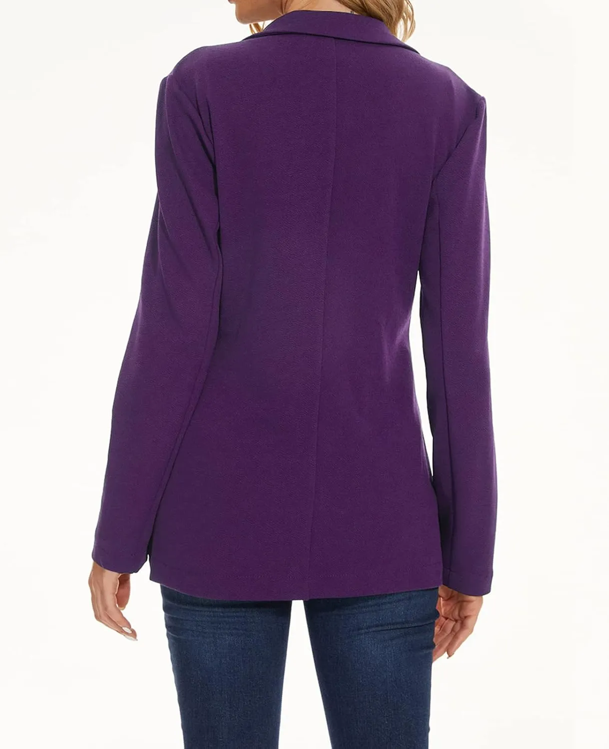 MINTLIMIT Blazers for Women Casual Long Sleeve Open Front Cardigan Button Work Office Blazers Jackets with Pockets