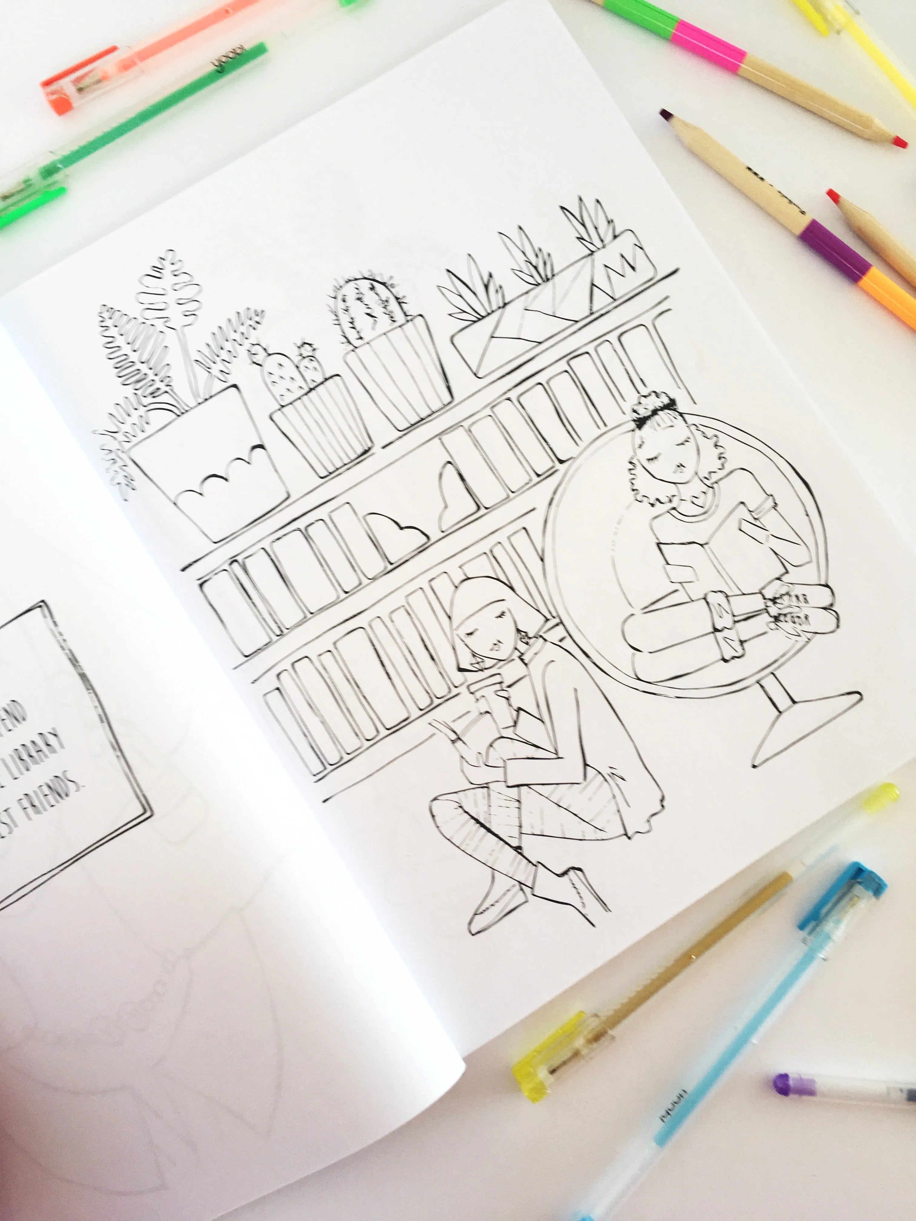 Mya: Aspiring Writer Coloring Book